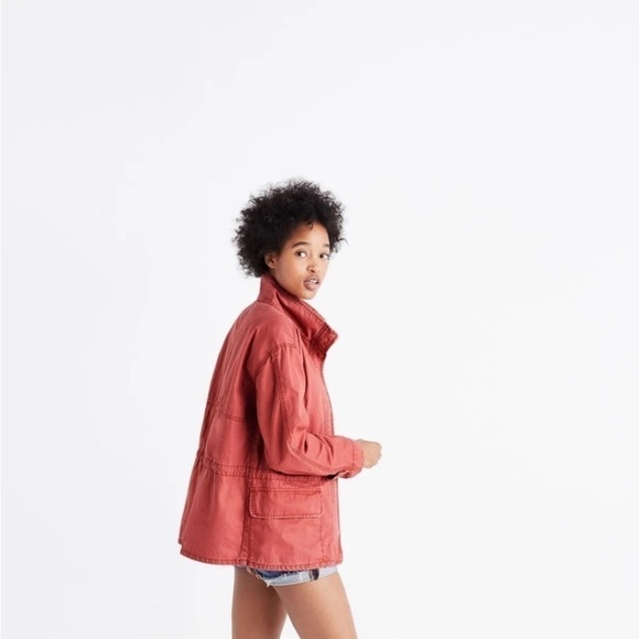Madewell prospect jacket in spiced rose color size M - Picture 6 of 16